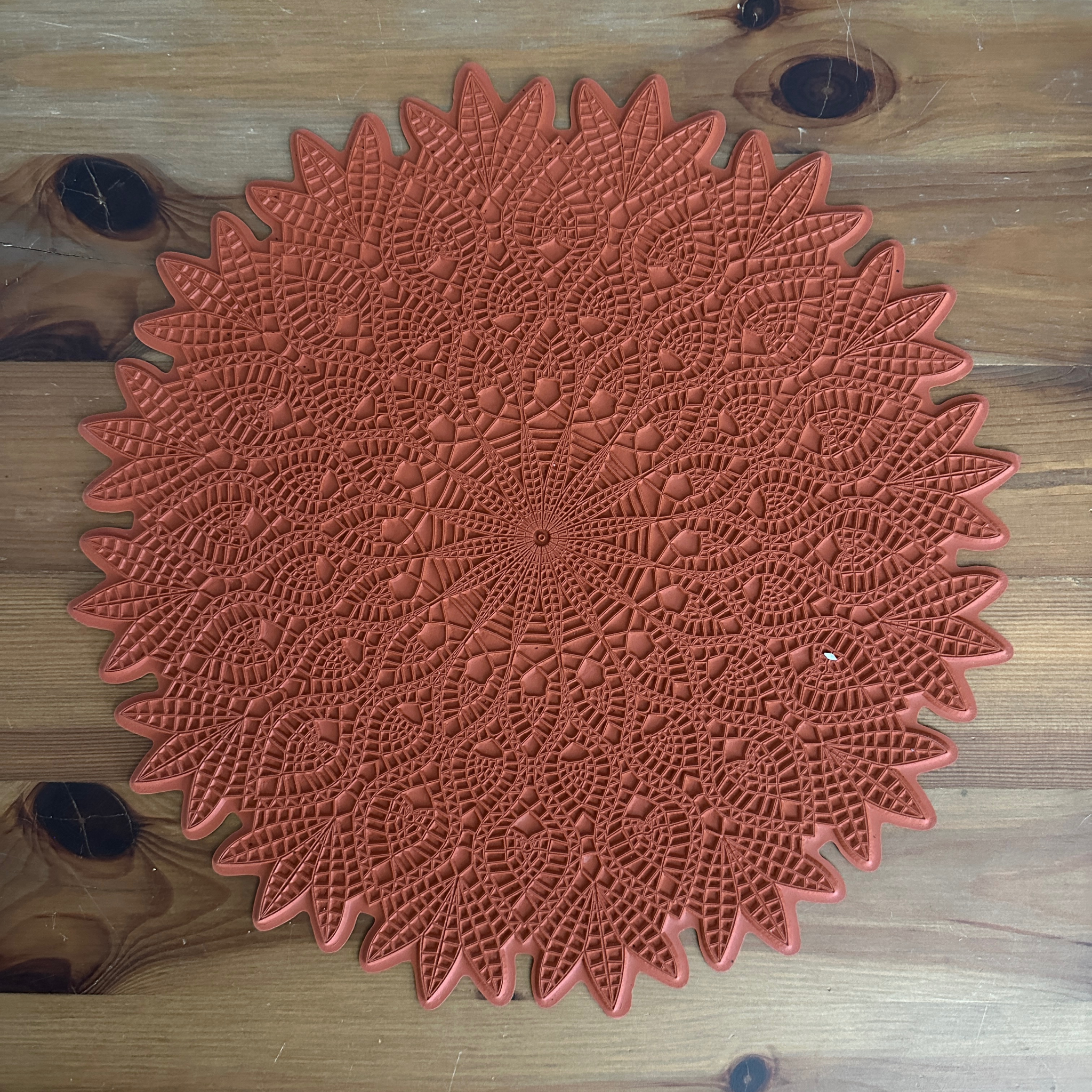 Solar Radiance - Mandala Texture Mat - Set of 3 (4.25" + 8" + 12")