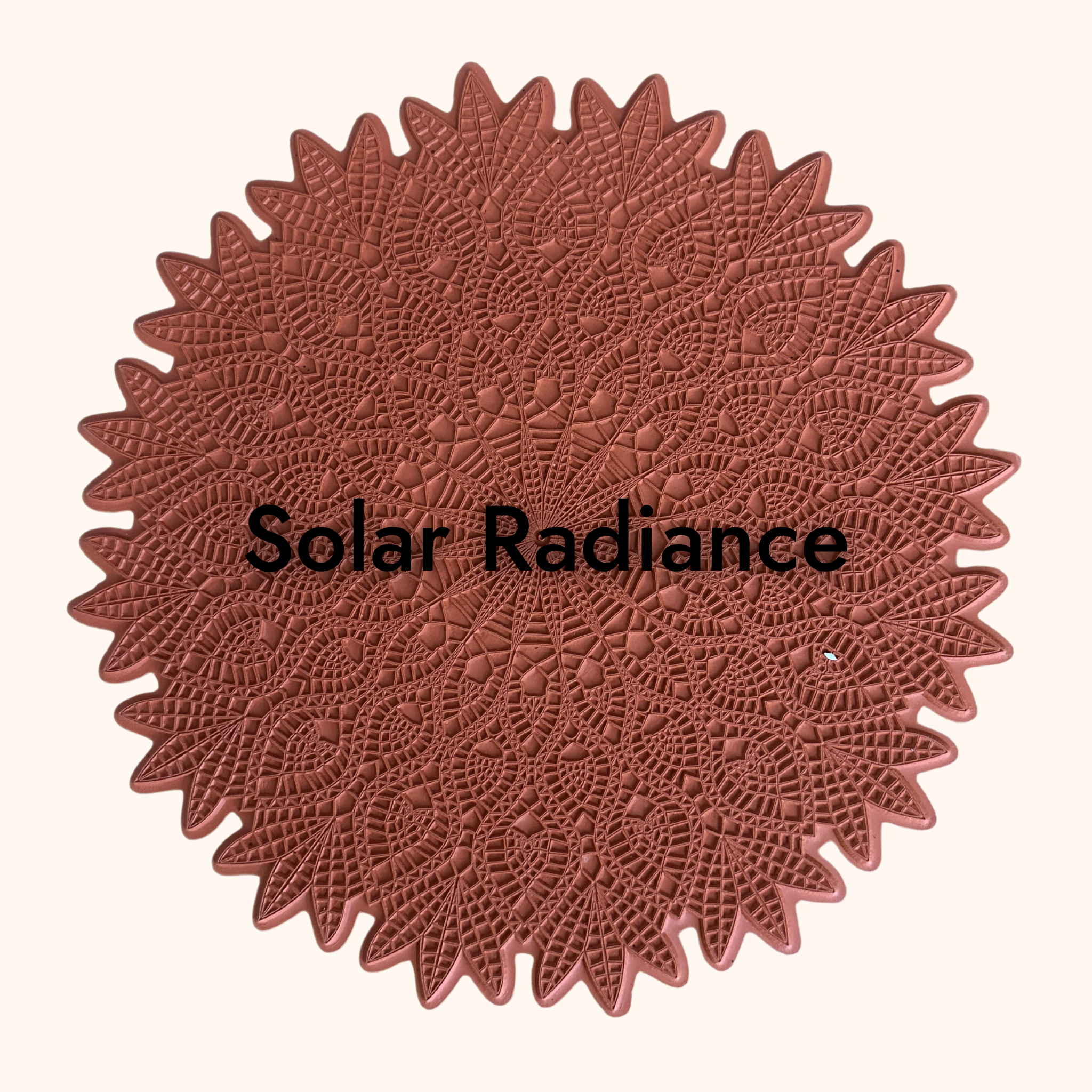 12" - Mandala Texture Mat Set - Set of 3 (1 x Serenity Spiral; 1x Solar Radiance; 1x Floral Rhapsody)