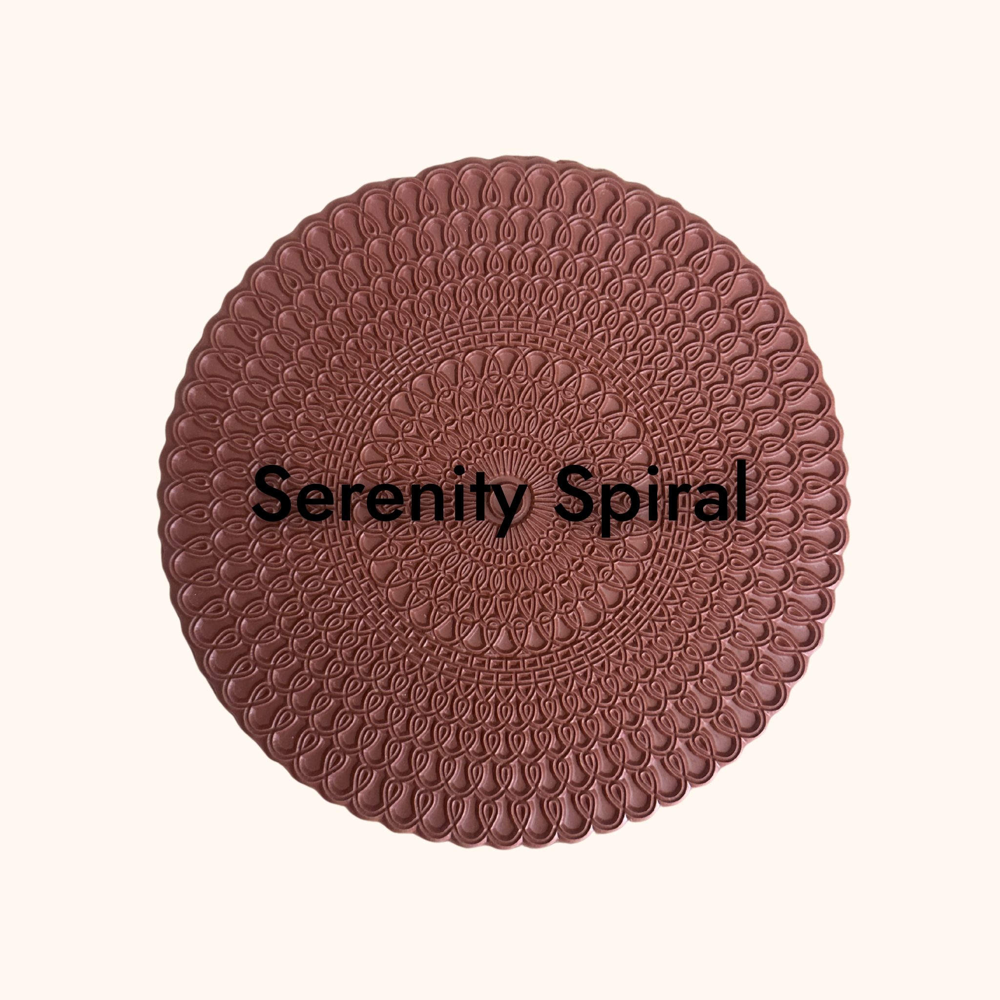 8" - Mandala Texture Mat Set - Set of 3 (1 x Serenity Spiral; 1x Solar Radiance; 1x Floral Rhapsody)