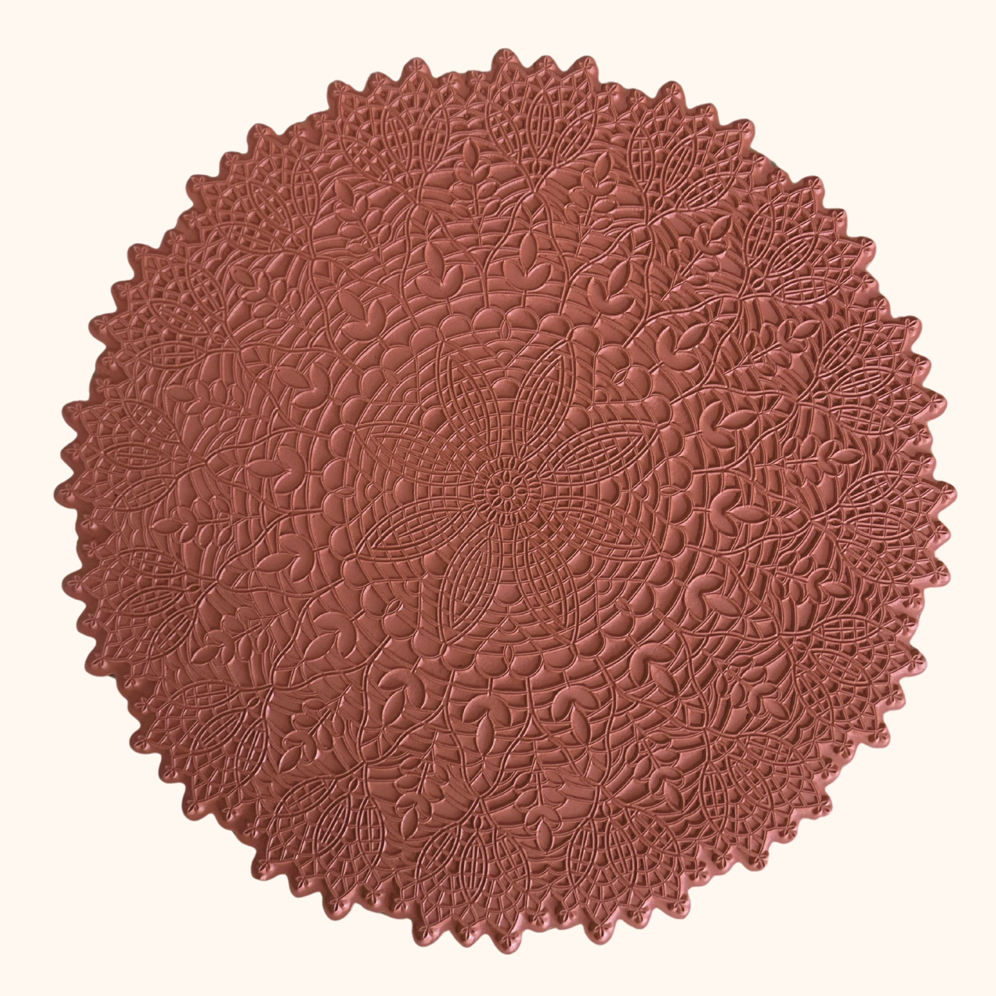 12" - Floral Rhapsody - Mandala Texture Mat