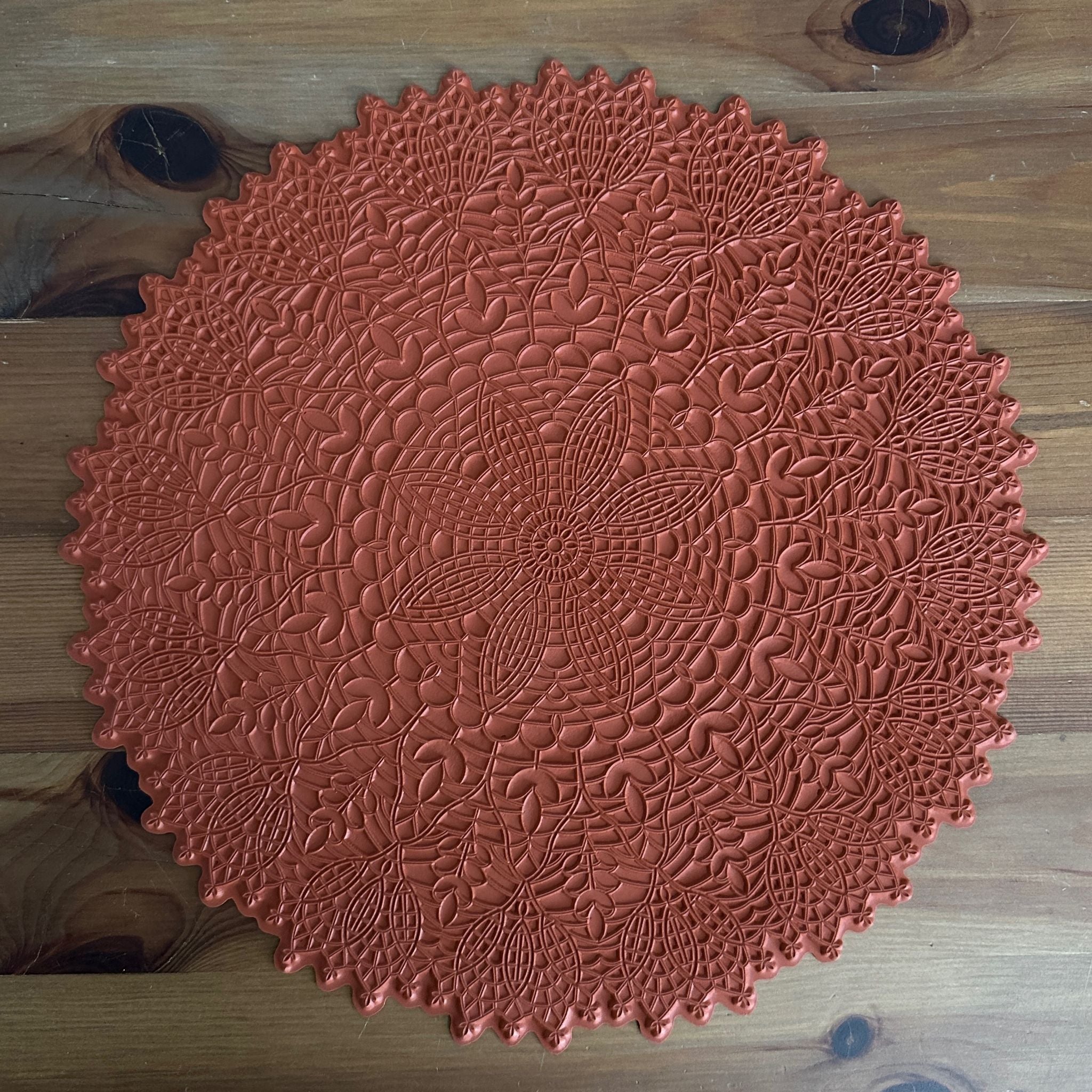 Floral Rhapsody - Mandala Texture Mat - Set of 3 (4.25" + 8" + 12")