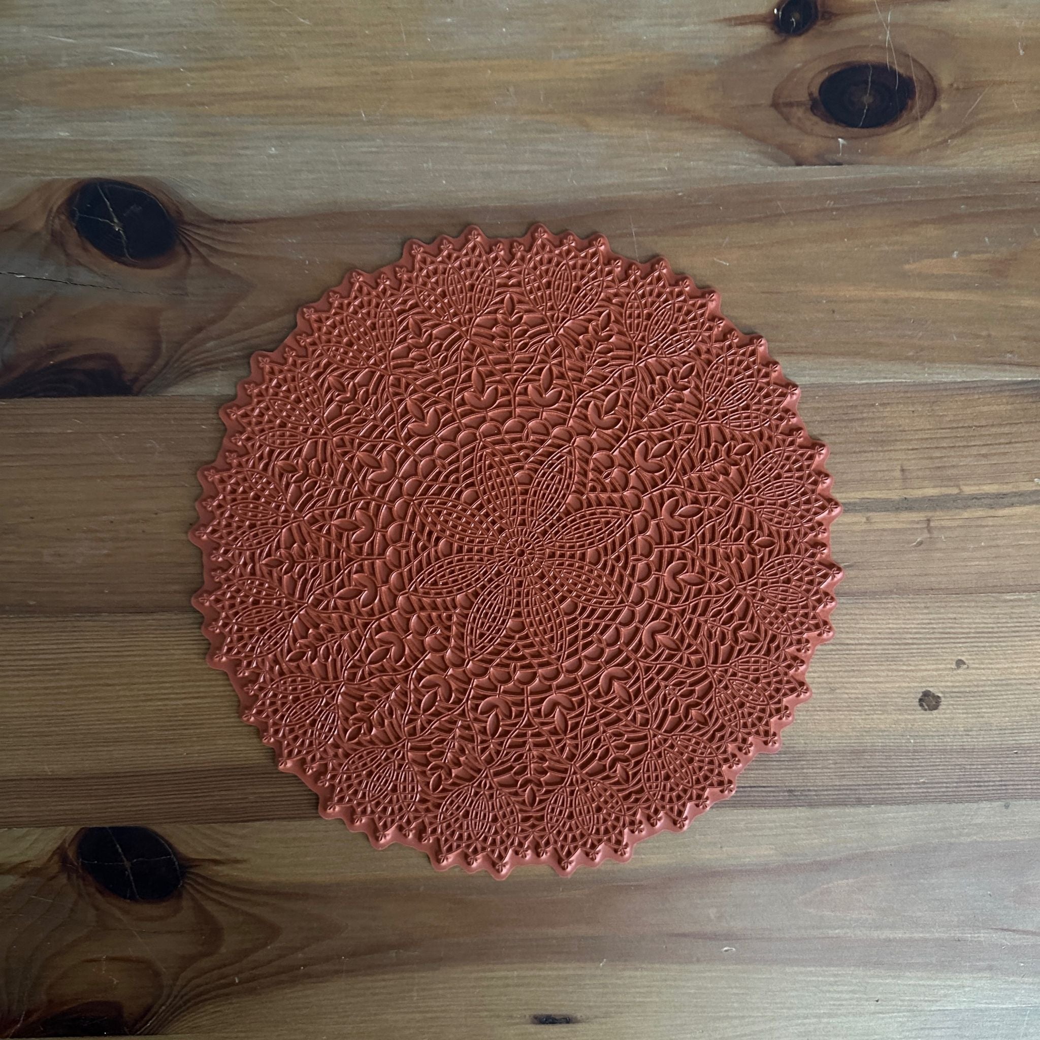 Floral Rhapsody - Mandala Texture Mat - Set of 3 (4.25" + 8" + 12")