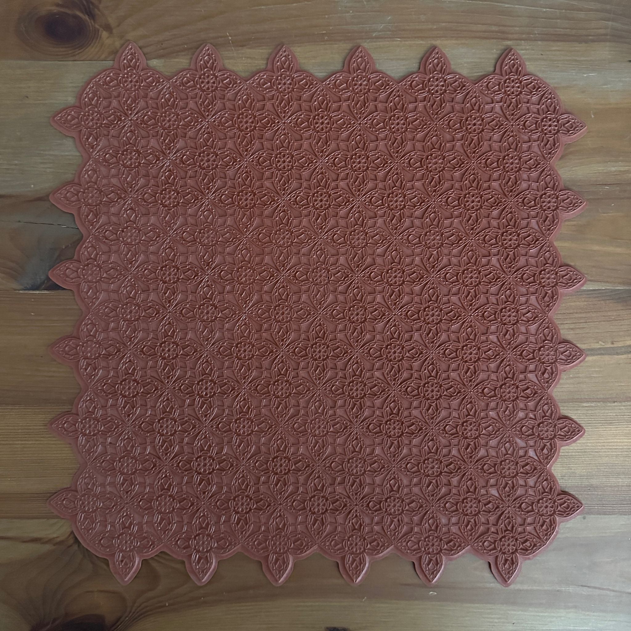 Petal Prism - Mandala Texture Mat #4 - Set of Three (3.5"x3.5" + 5"x12" + 12"x12")