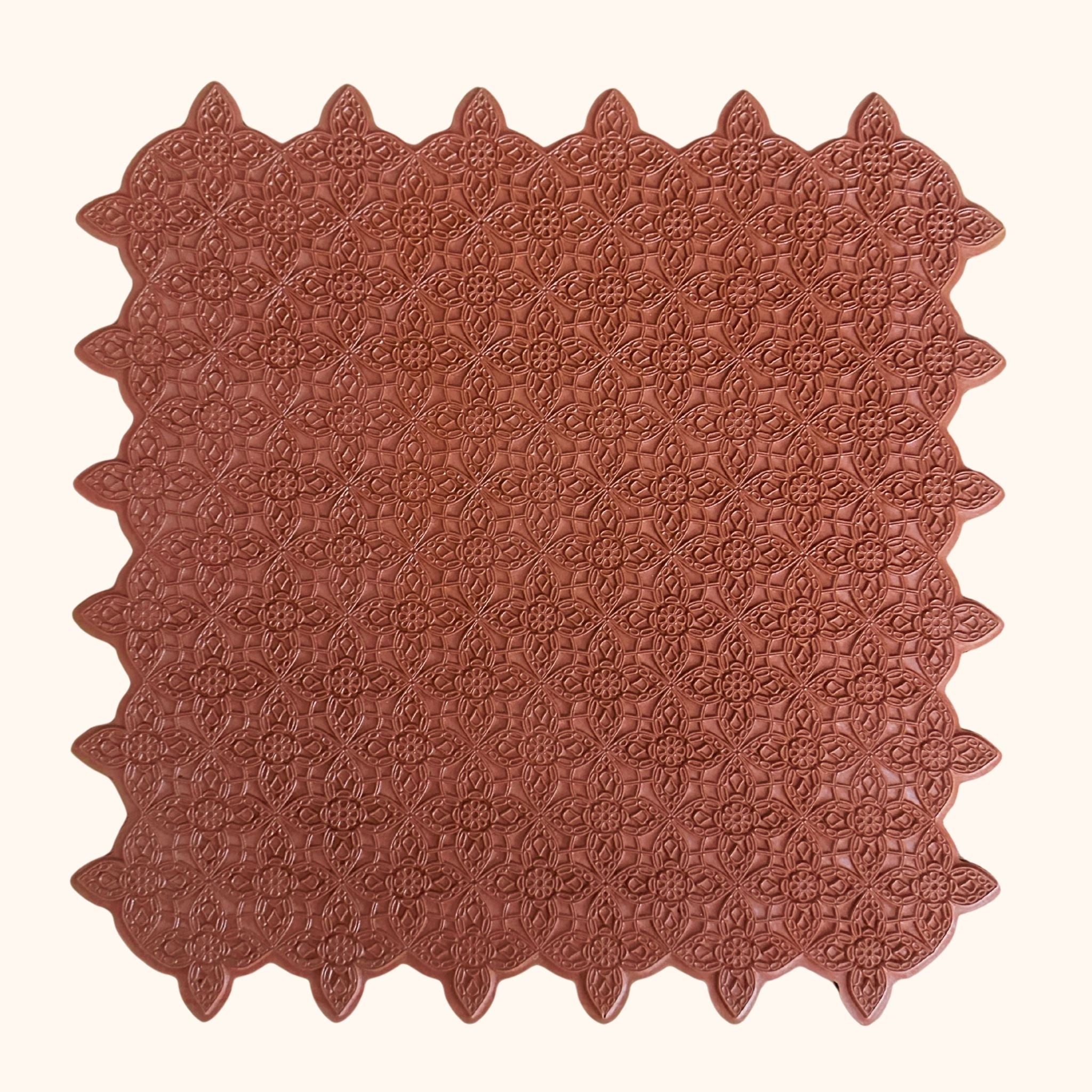 Petal Prism - Mandala Texture Mat #4 - Set of Three (3.5"x3.5" + 5"x12" + 12"x12")