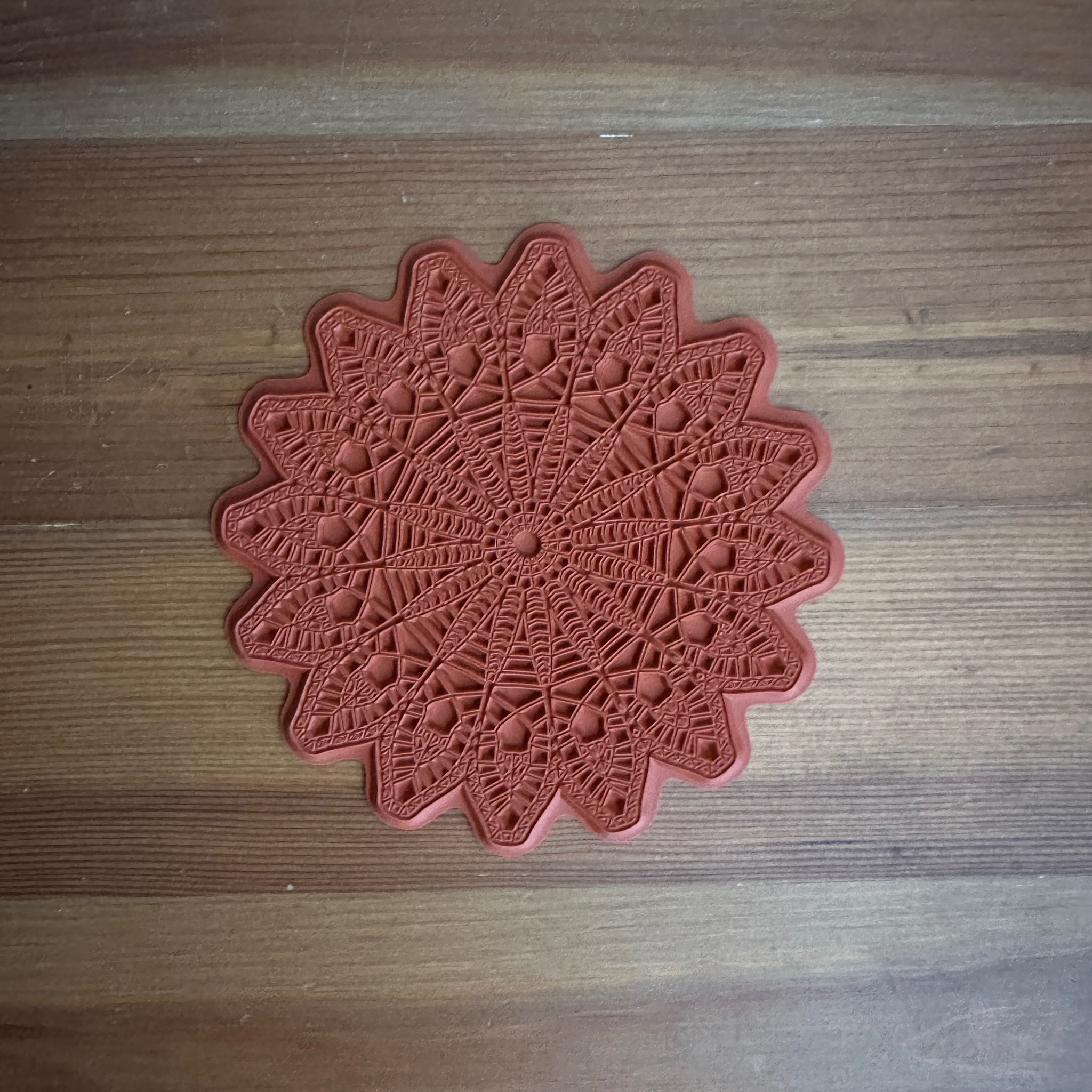 Solar Radiance - Mandala Texture Mat - Set of 3 (4.25" + 8" + 12")