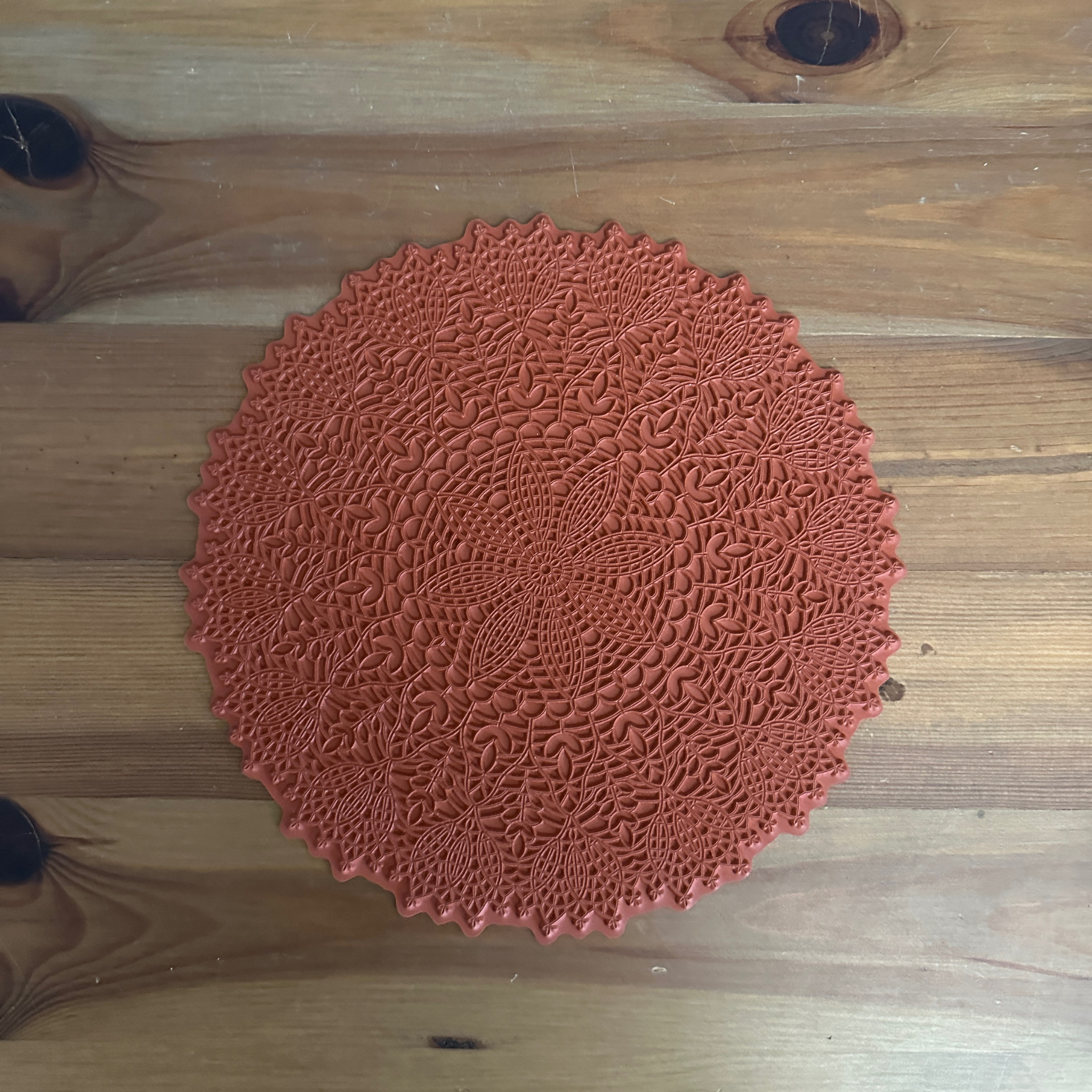 8" - Mandala Texture Mat Set - Set of 3 (1 x Serenity Spiral; 1x Solar Radiance; 1x Floral Rhapsody)