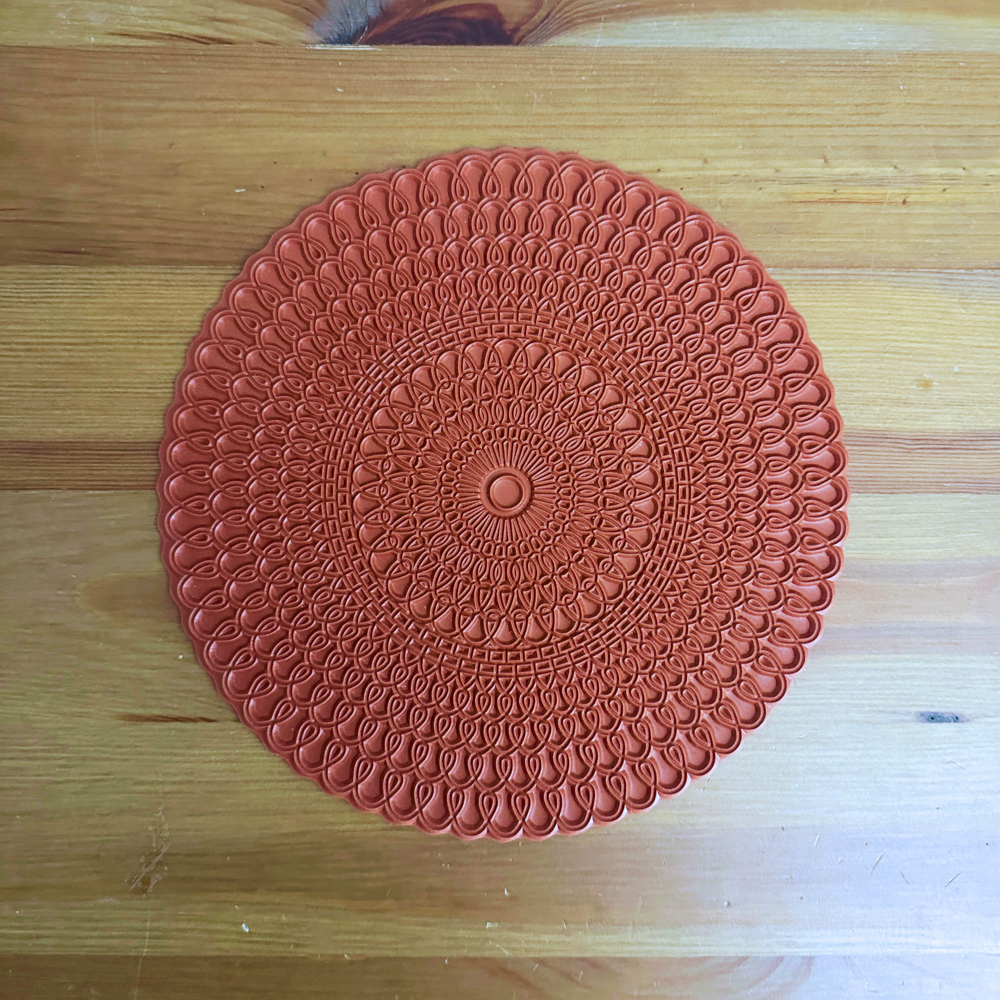 8" - Mandala Texture Mat Set - Set of 3 (1 x Serenity Spiral; 1x Solar Radiance; 1x Floral Rhapsody)