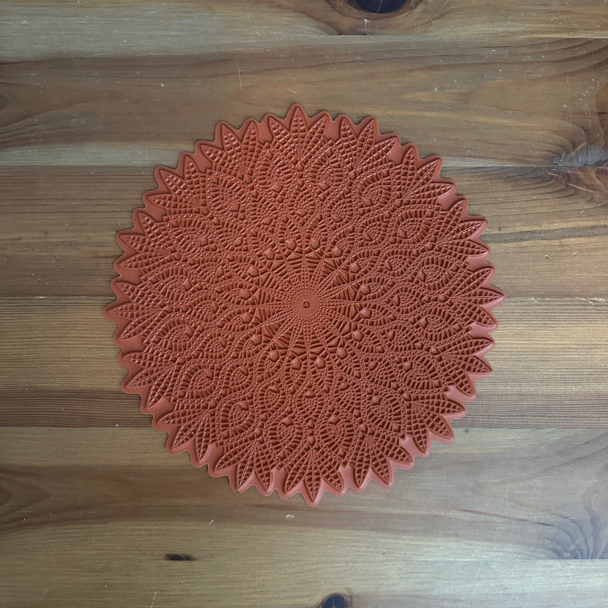 Solar Radiance - Mandala Texture Mat - Set of 3 (4.25" + 8" + 12")